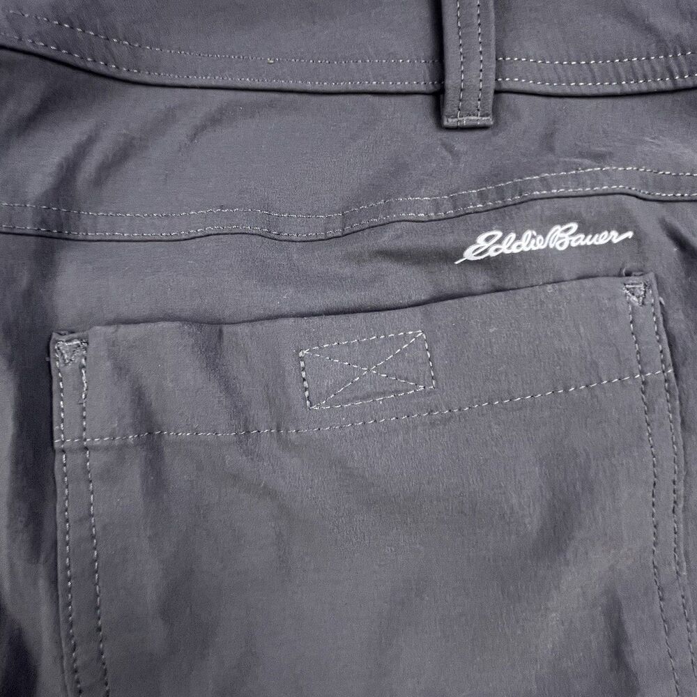 Eddie Bauer First Ascent Pants Mens 44x31 Gray Cargo Nylon Stretch Hiking - Picture 9 of 15